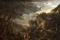 Saint John the Baptist Baptising Christ in the Jordan