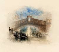 Rogers's 'Poems' - Venice (The Rialto - Moonlight)