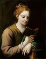 Saint Catherine Reading