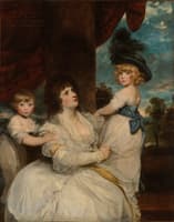 Portrait of Jane, Countess of Harrington, with her Sons