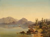 Summer Landscape with Lake