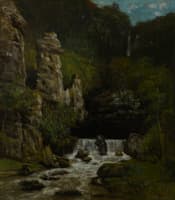 Landscape with Waterfall