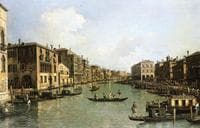 Grand Canal from the Campo Santa Sofia towards the Rialto Bridge
