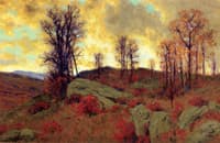 An Autumn Hillside Sunset, Edge of Middle Park, Colorado