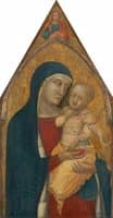 Madonna and Child with Saint Mary Magdalene and Saint Catherine (middle panel)