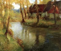 Cottages by River, Summer*