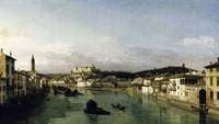 View of Verona from the Ponte Nuovo