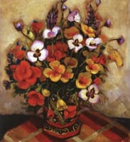 Still Life: Zinias