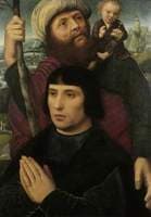 A Donor with Saint Christopher and the Infant Christ