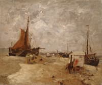 Beach scene at Katwijk