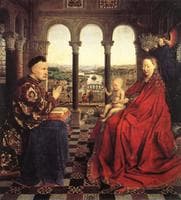 Chancellor Rolin Praying before the Virgin
