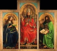 Ghent Altarpiece (detail of upper centre panel)