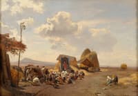 Reapers in the Roman Campagna
