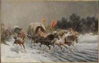 Gold transportation in the taiga
