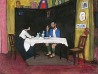 Kandinsky and Erma Bossi, after Dinner