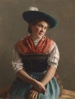 Girl in Sunday Dress
