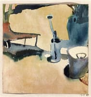 Flower Stand, Watering Can and Bucket
