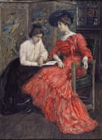 Mrs F. Luis Mora and Her Sister