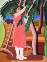 Woman with Cherry Tree
