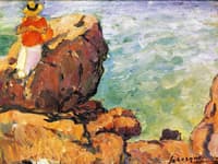Woman on the Rocks