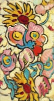 Flowers on a Yellow Background