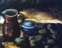 Still Life, Pitcher and Potatoes