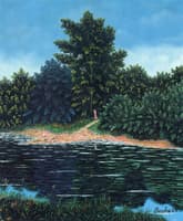 Woman on the Banks of the River