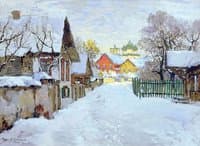 Winter Evening in Pskov