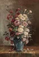 Carnations in Vase