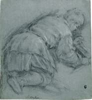 A Kneeling Boy