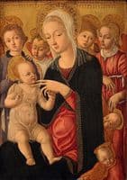 Madonna and Child with Angels and Cherubim