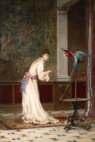 Lady with a Parrot