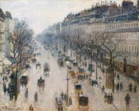 Boulevard Montmartre: Winter Morning