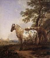 Two Horses in a Landscape