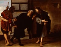 Christ and Two Followers on the Road to Emmaus