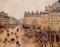 Place du Theatre Francais: Rain Effect
