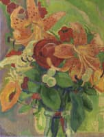 Still life with tiger lilies