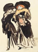 Two elegant ladies