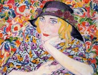 Woman with Flowers
