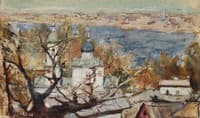 View of a Seaside Town