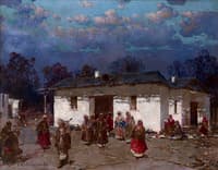 Rural Scene at Twilight