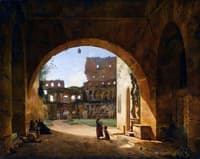 Interior View of the Colosseum in Rome