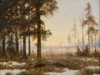 Forest Glade in Winter