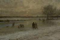 Winter Scene in Holland