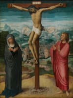 Calvary with the Virgin and Saint John