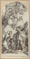 The Virgin Appearing to Saint Gregory and Saint Andrew