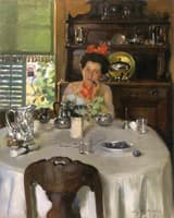 Woman at a Table