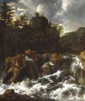 Landscape with Waterfall