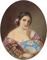 Portrait of a Lady with a Fan