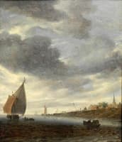 Binnen Lake with Sailing Boat